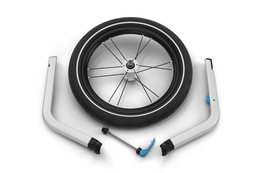 Thule Chariot Jogging Kit - Trasforma il rimorchio in passeggino da jogging, compatibile con Chariot Sport, Cross e Lite