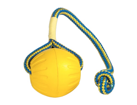Starmark Swing N Fling DuraFoam Ball - Giocattolo per Cani Taglia L, 10 X 9 X 32 cm