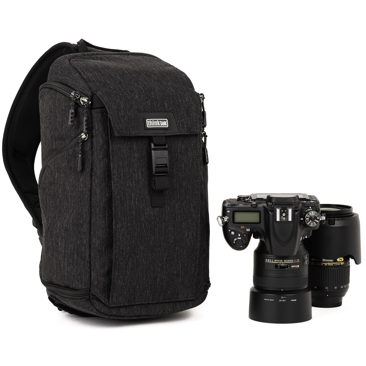 Think Tank Urban Access Sling 10 - Borsa a Tracolla in Nylon per Fotocamera Mirrorless con Copertura Antipioggia