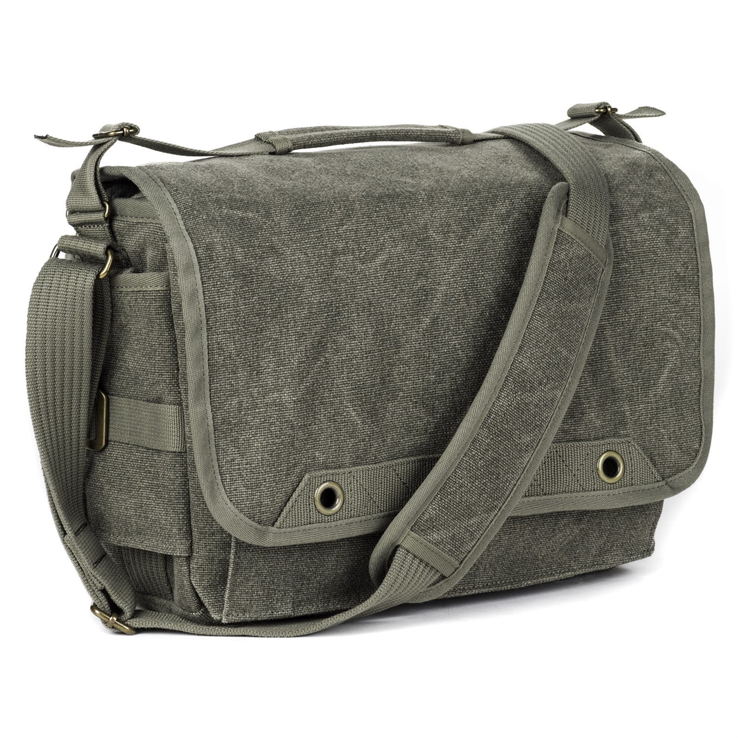 Think Tank Retrospective 7 V2.0 Pinestone - Borsa a tracolla elegante per fotografi con scompartimento per laptop