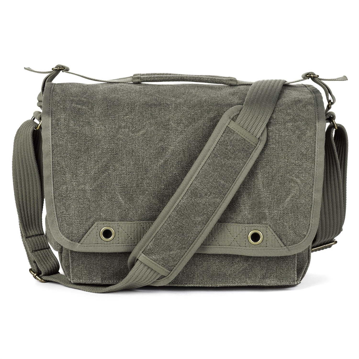 Think Tank Retrospective 7 V2.0 Pinestone - Borsa a tracolla elegante per fotografi con scompartimento per laptop
