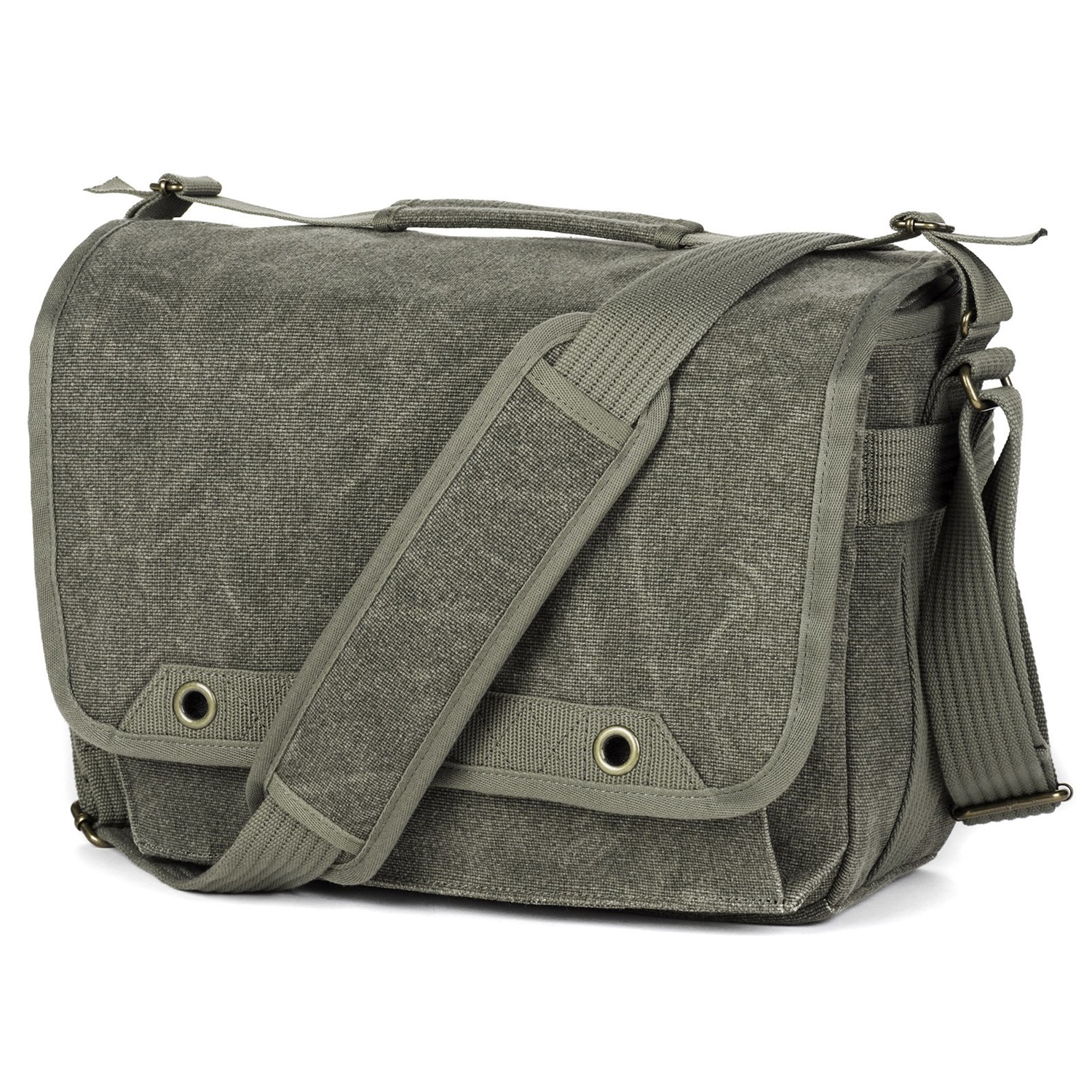 Think Tank Retrospective 7 V2.0 Pinestone - Borsa a tracolla elegante per fotografi con scompartimento per laptop