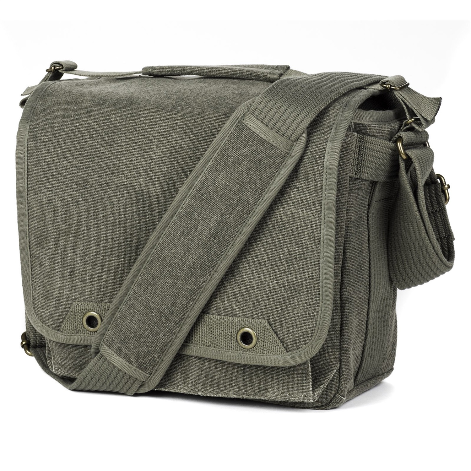Think Tank Retrospective® 10 V2.0 Borsa da corriere Grigio - Compatibile con DSLR e obiettivi, con tracolla e scompartimento per notebook