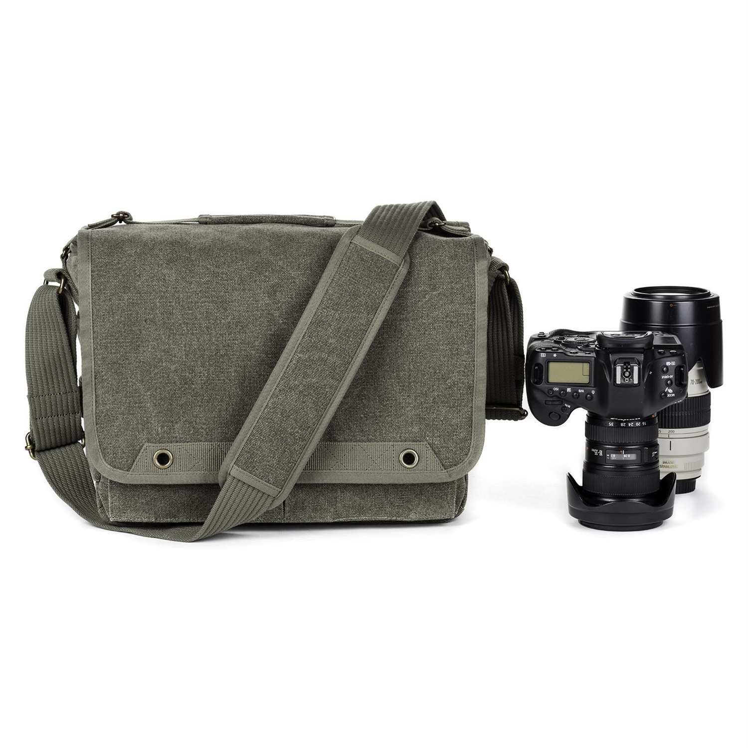 Think Tank Retrospective® 30 V2.0 Borsa da corriere Grigio con scompartimento per notebook e capacità per 2 DSLR