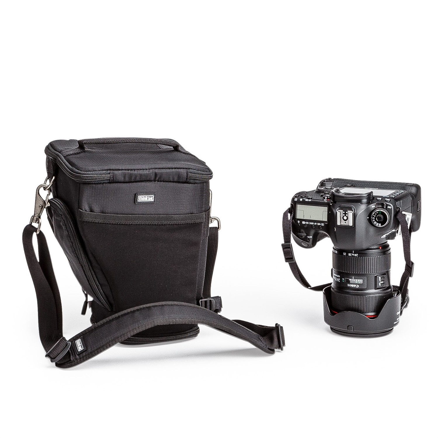 Think Tank Digital Holster® 40 V2.0 - Custodia a fondina per DSLR Pro con Tracolla, Nero