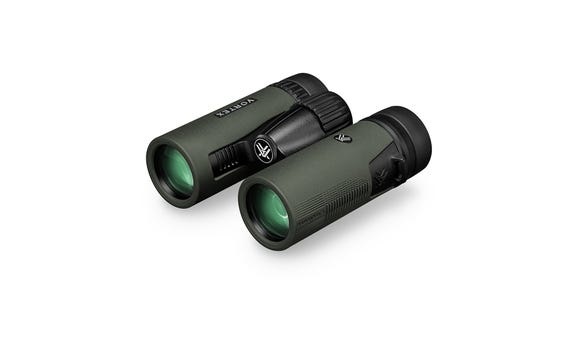 Vortex Diamondback HD 10x32 Binocolo Nero e Verde con Sistema Ottico HD e Campo Visivo di 113 Metri
