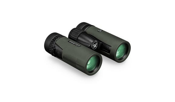 Vortex Diamondback HD 10x32 Binocolo Nero e Verde con Sistema Ottico HD e Campo Visivo di 113 Metri