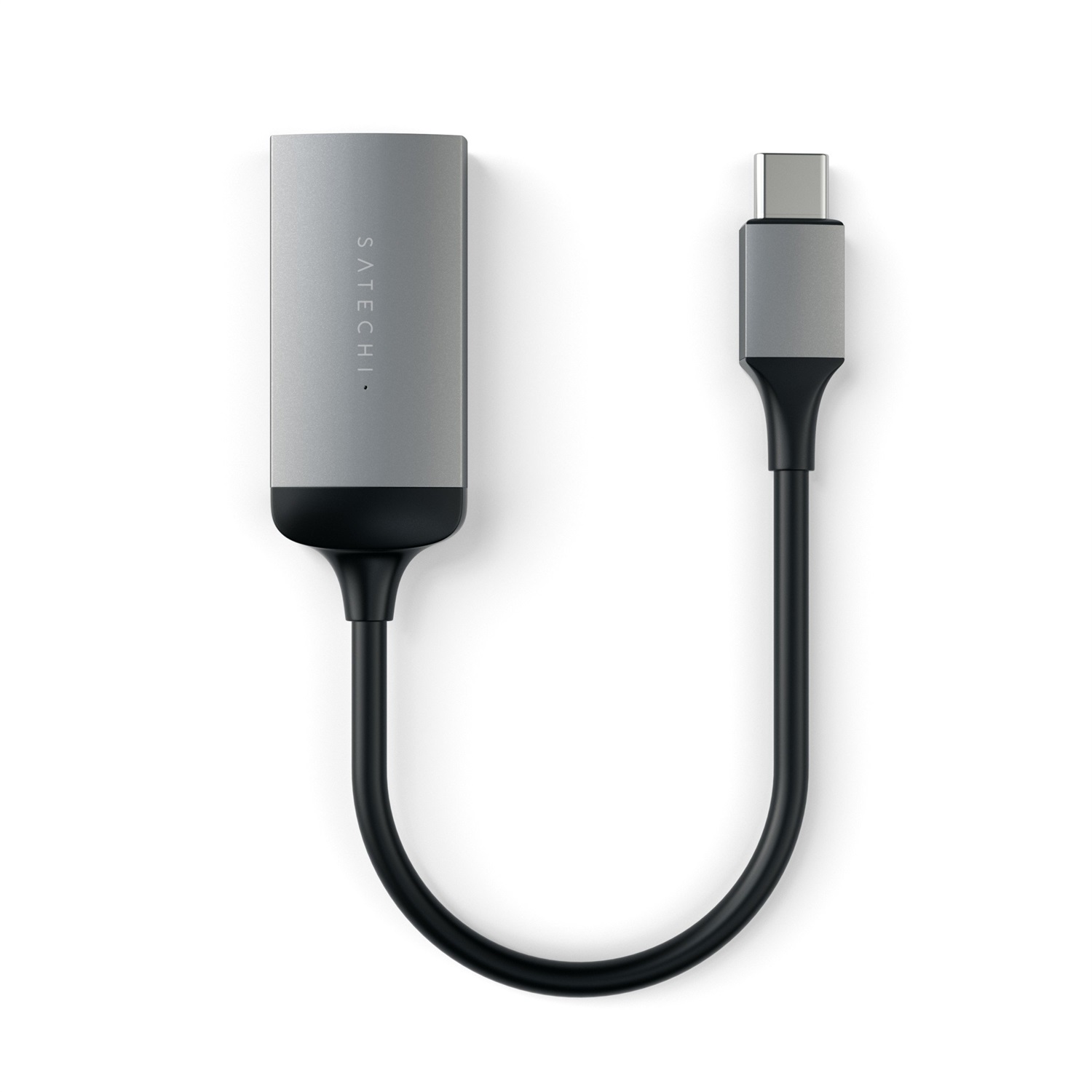Satechi Adattatore da USB C a HDMI 4K (60Hz) - Compatibile con MacBook Pro/Air, iPad Pro, iPhone 15, Dell, HP, Surface - Grigio Siderale