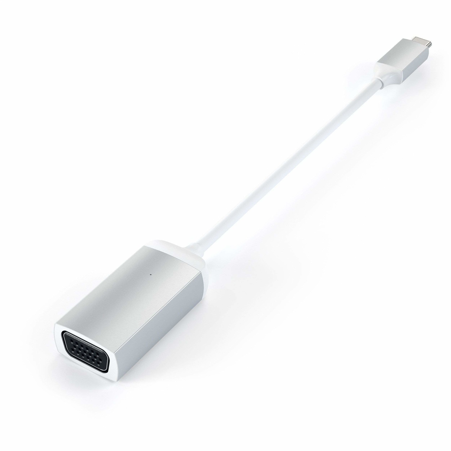Satechi Adattatore USB C a VGA 1080p@60Hz - Compatibile con MacBook, Laptop e iPad - Argento