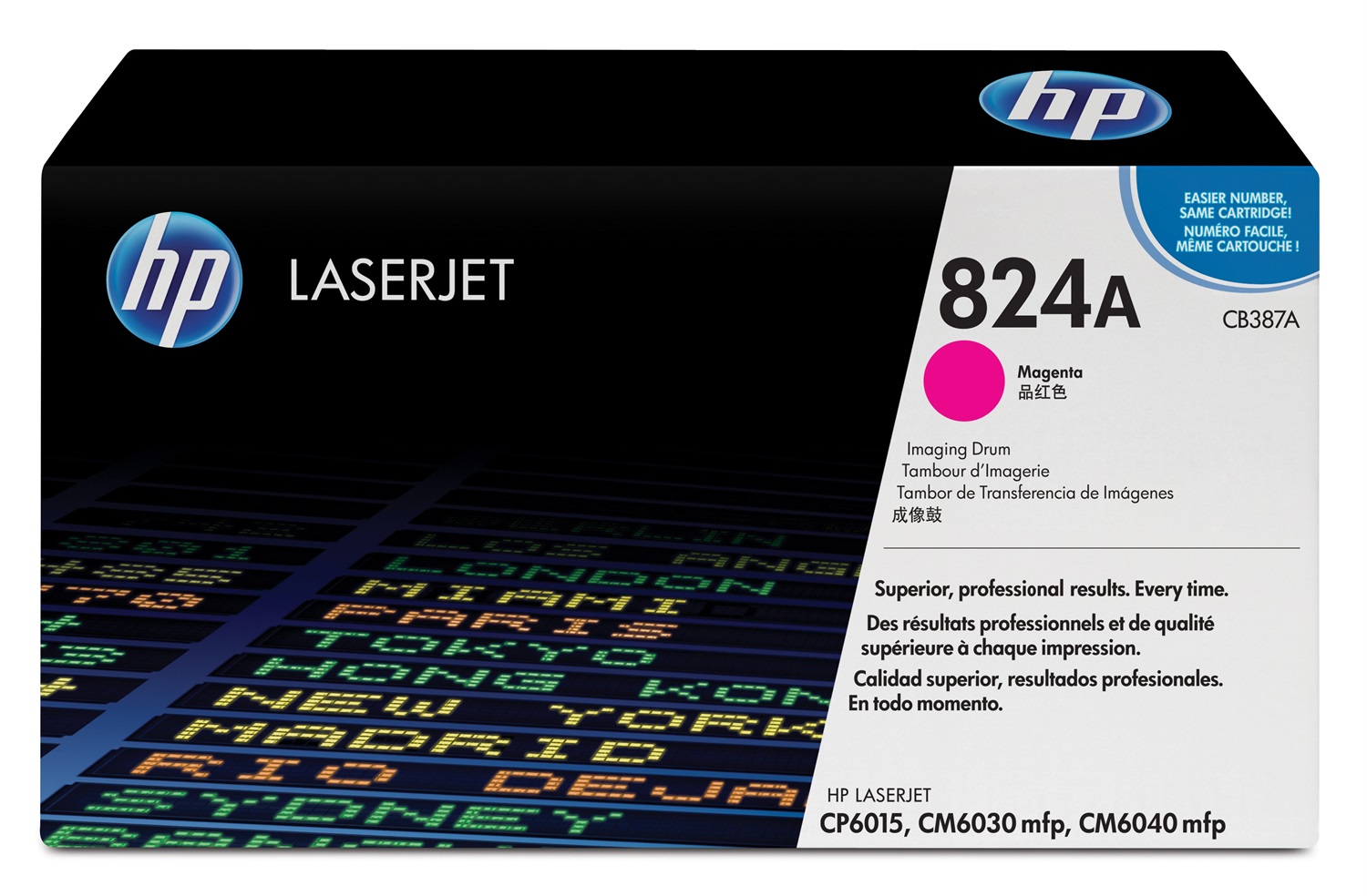 HP 824A Tamburo di Stampa Magenta CB387A - Fino a 35.000 Pagine, Compatibile con HP Color LaserJet