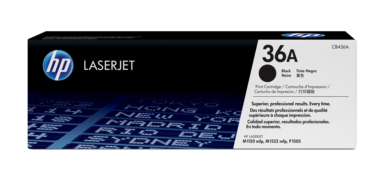 HP Cartuccia Toner originale nero LaserJet 36A CB436A - 2000 pagine