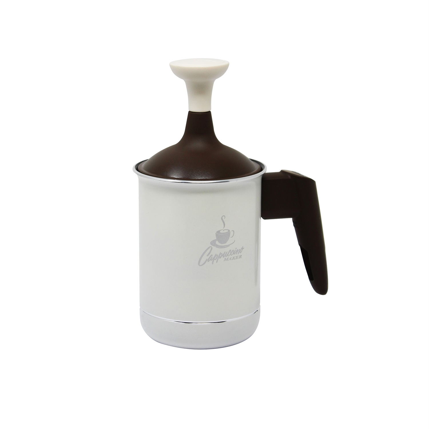 Pedrini Montalatte Cappuccinatore 0,5 lt in Acciaio Inox con Manico Soft Touch - Ideale per Latte di Soia, Avena e Mandorla