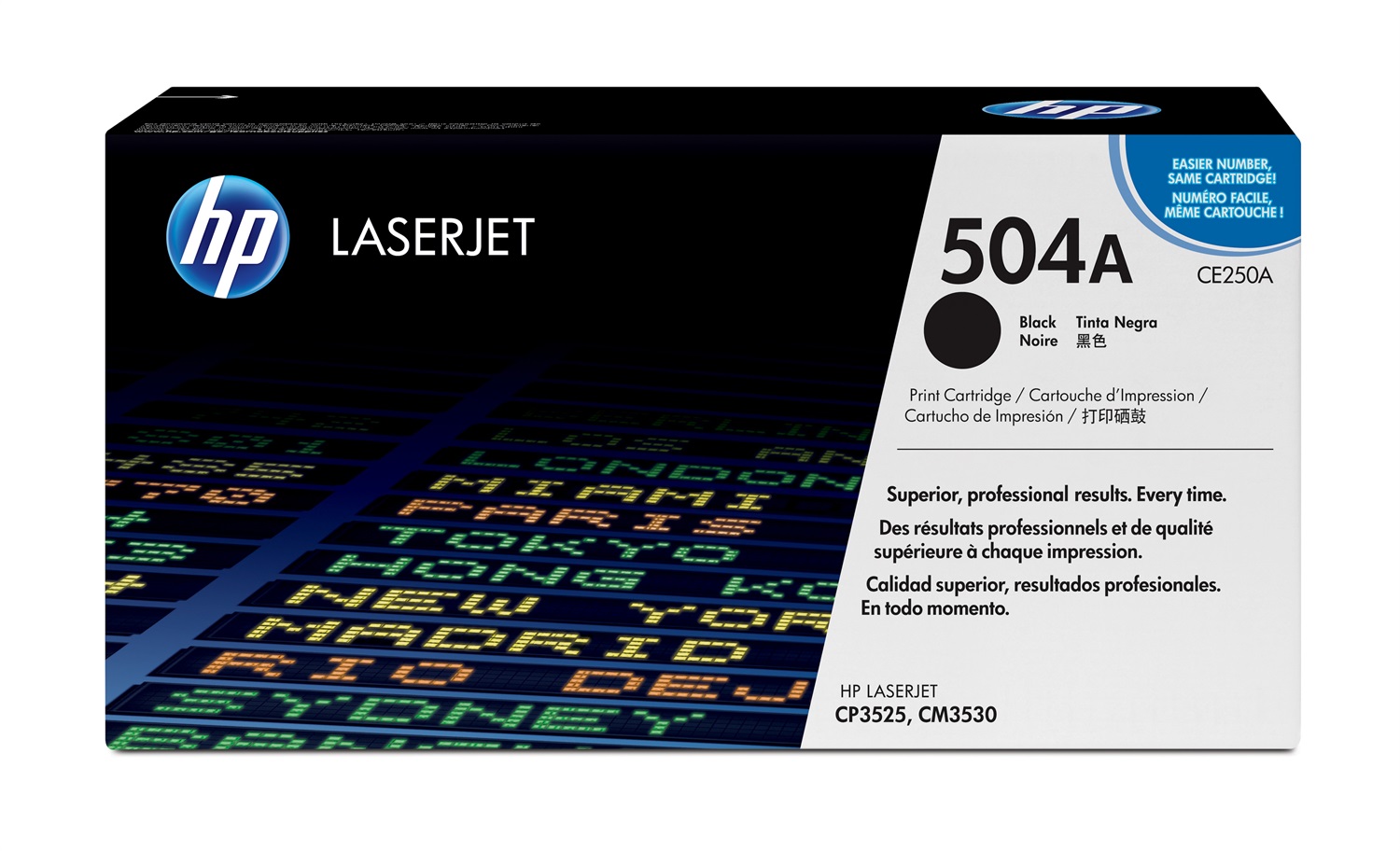 HP Toner Originale CE250A Nero 504A - 5.000 Pagine per Color LaserJet