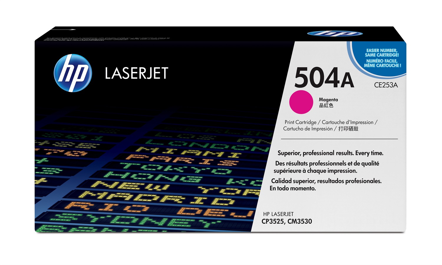 HP Toner Originale Magenta CE253A 504A - 7000 Pagine per Color LaserJet