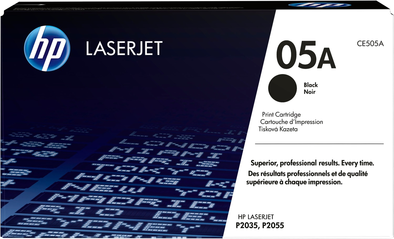 HP Cartuccia Toner Originale Nero LaserJet CE505A - 2300 Pagine per P2035/P2055