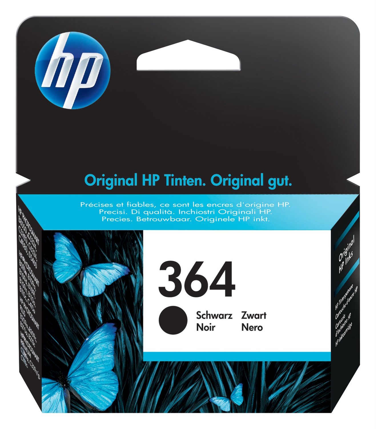 HP Cartuccia originale inchiostro nero 364 - 6 ml, compatibile con Deskjet, Officejet e Photosmart, fino a 12000 pagine