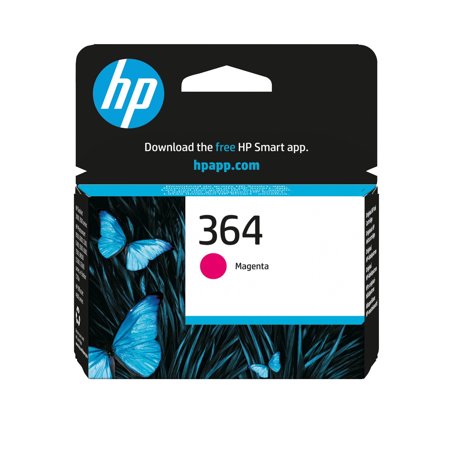 HP Cartuccia d'inchiostro originale Magenta 364 CB319EE - 300 pagine, 4 ml, Inchiostro colorato