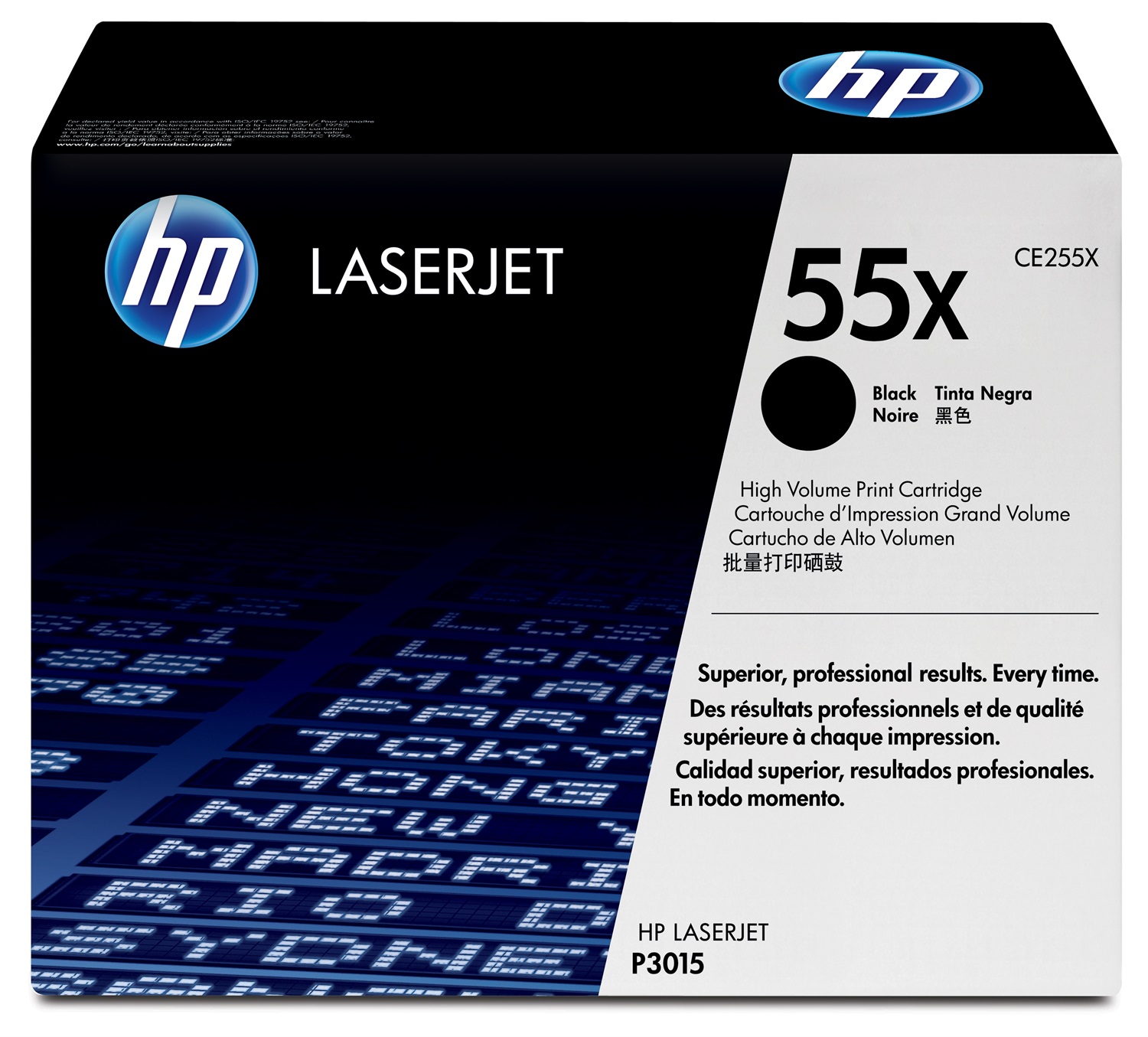 HP Cartuccia Toner originale CE255X 55X Nero Alta Capacità - 12500 Pagine