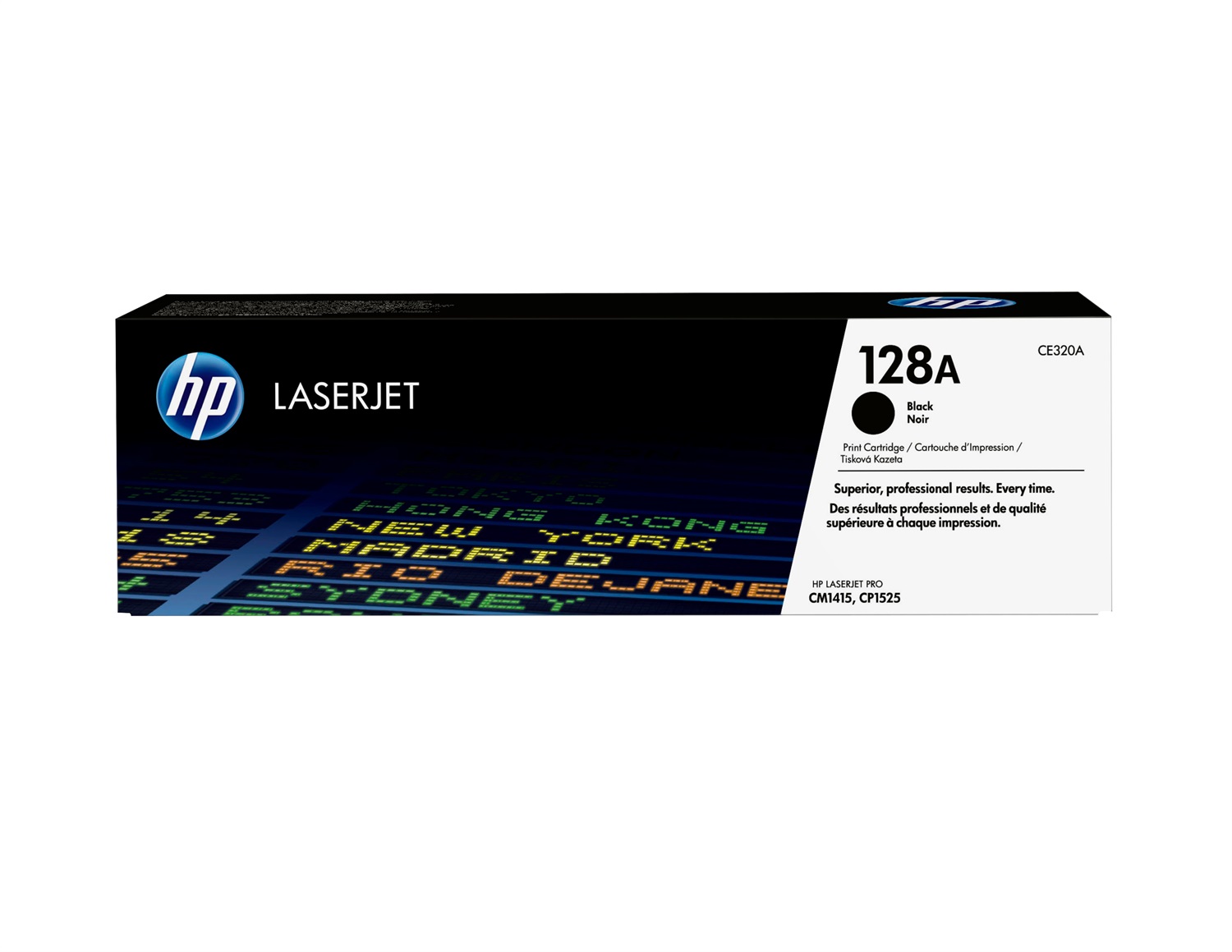 HP Cartuccia Toner originale nero LaserJet 128A CE320A - 2000 pagine - Compatibile con Color LaserJet Pro CP1525n, CP1525nw, LaserJet Pro CM1415fn, CM1415fnw
