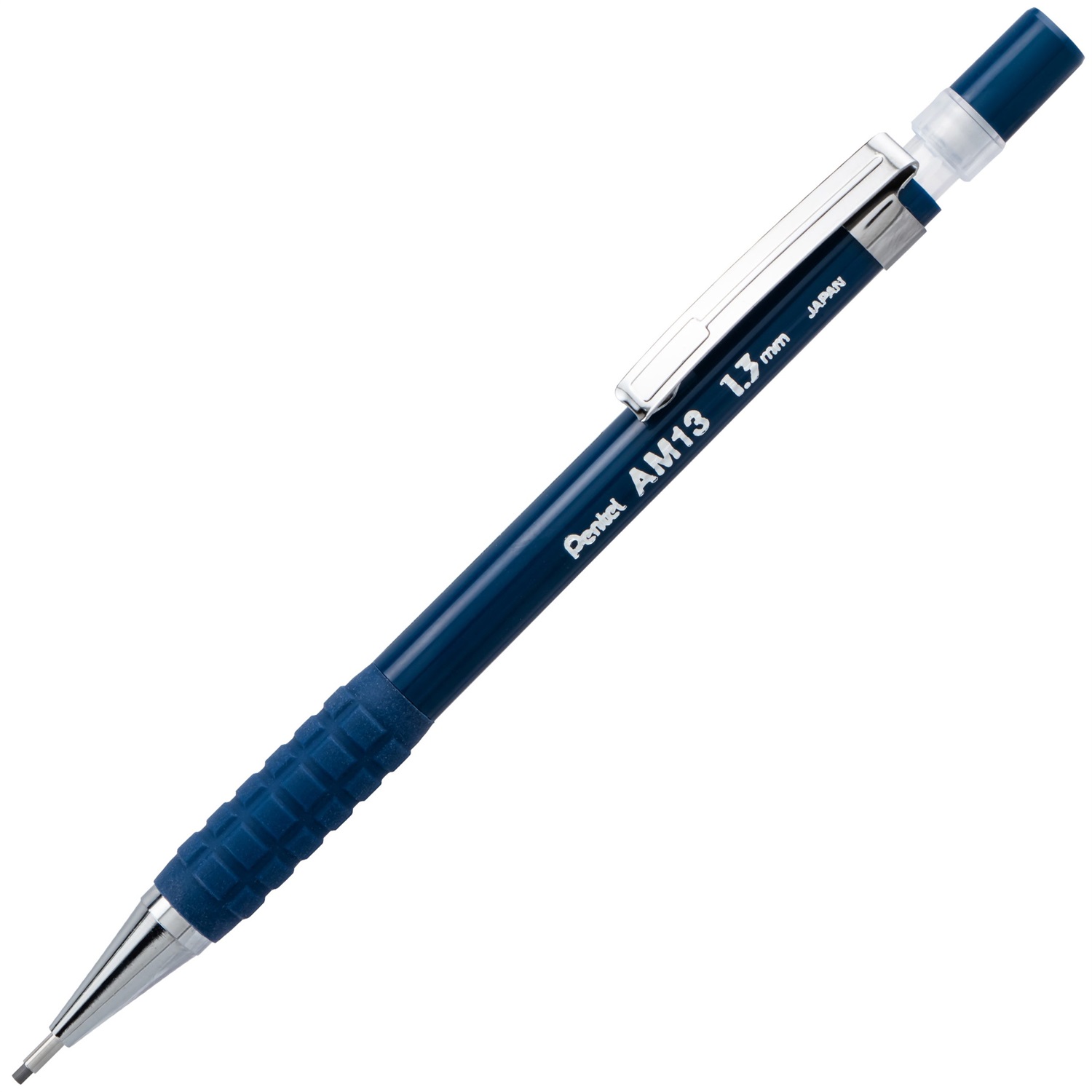 Pentel AM13 Portamine 1,3 mm - Blu Scuro, Ideale per Disegno Tecnico e Scrittura