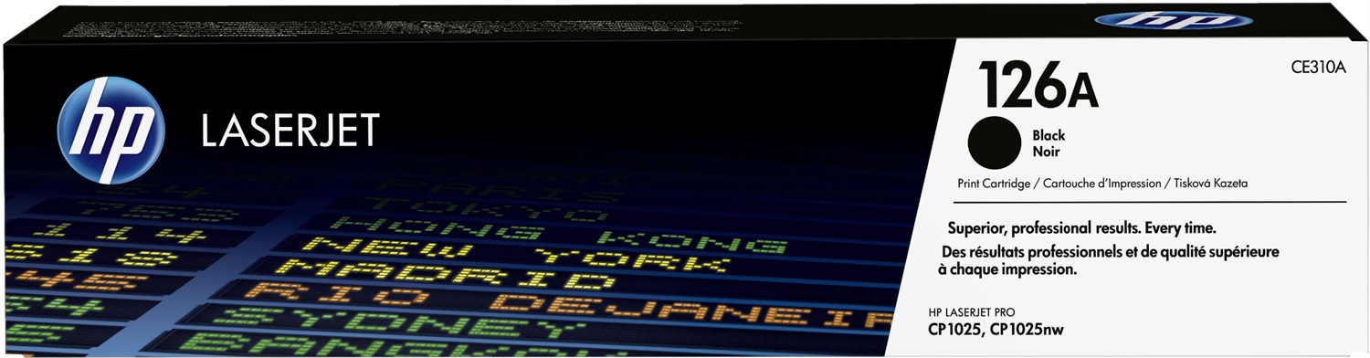 HP Cartuccia Toner originale nero LaserJet 126A CE310A - 1200 pagine