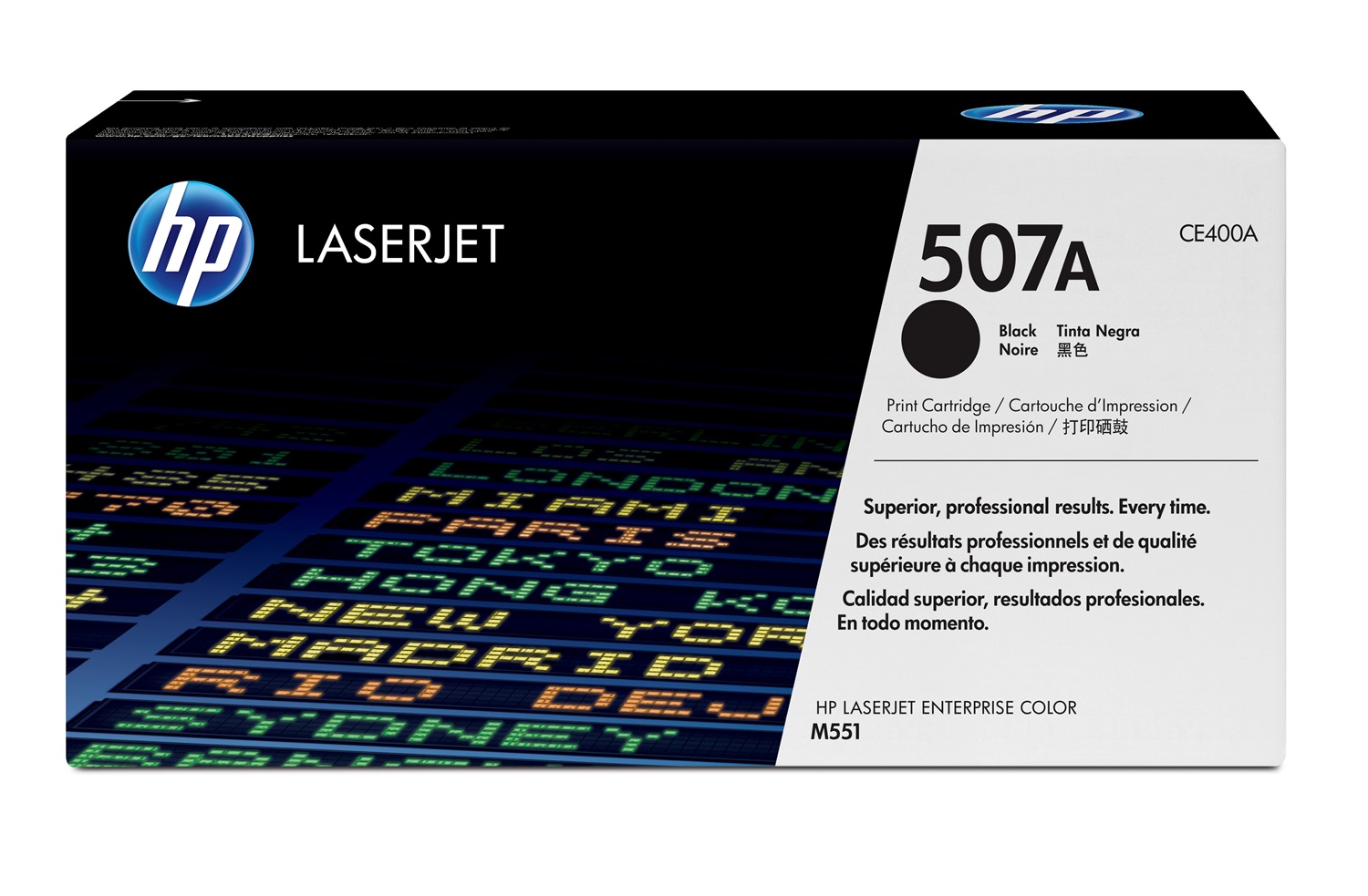 HP Cartuccia Toner Originale Nero CE400A 507A - 5500 Pagine - Compatibile con LaserJet Enterprise 500