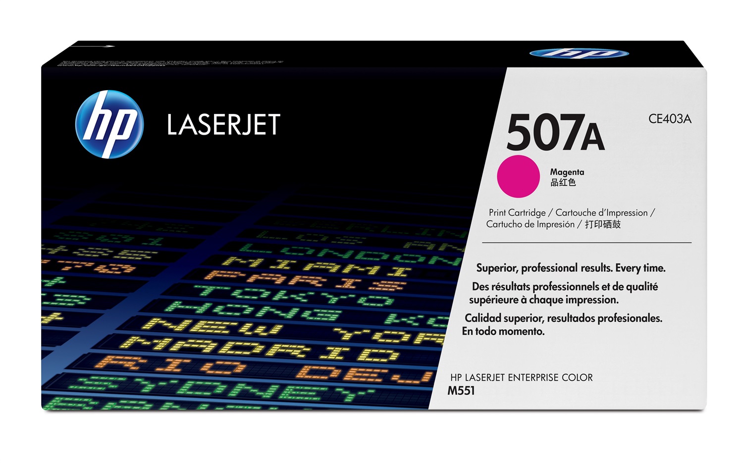HP Cartuccia Toner Originale Magenta CE403A 507A - 6000 Pagine - Compatibile con LaserJet Enterprise 500 e Pro