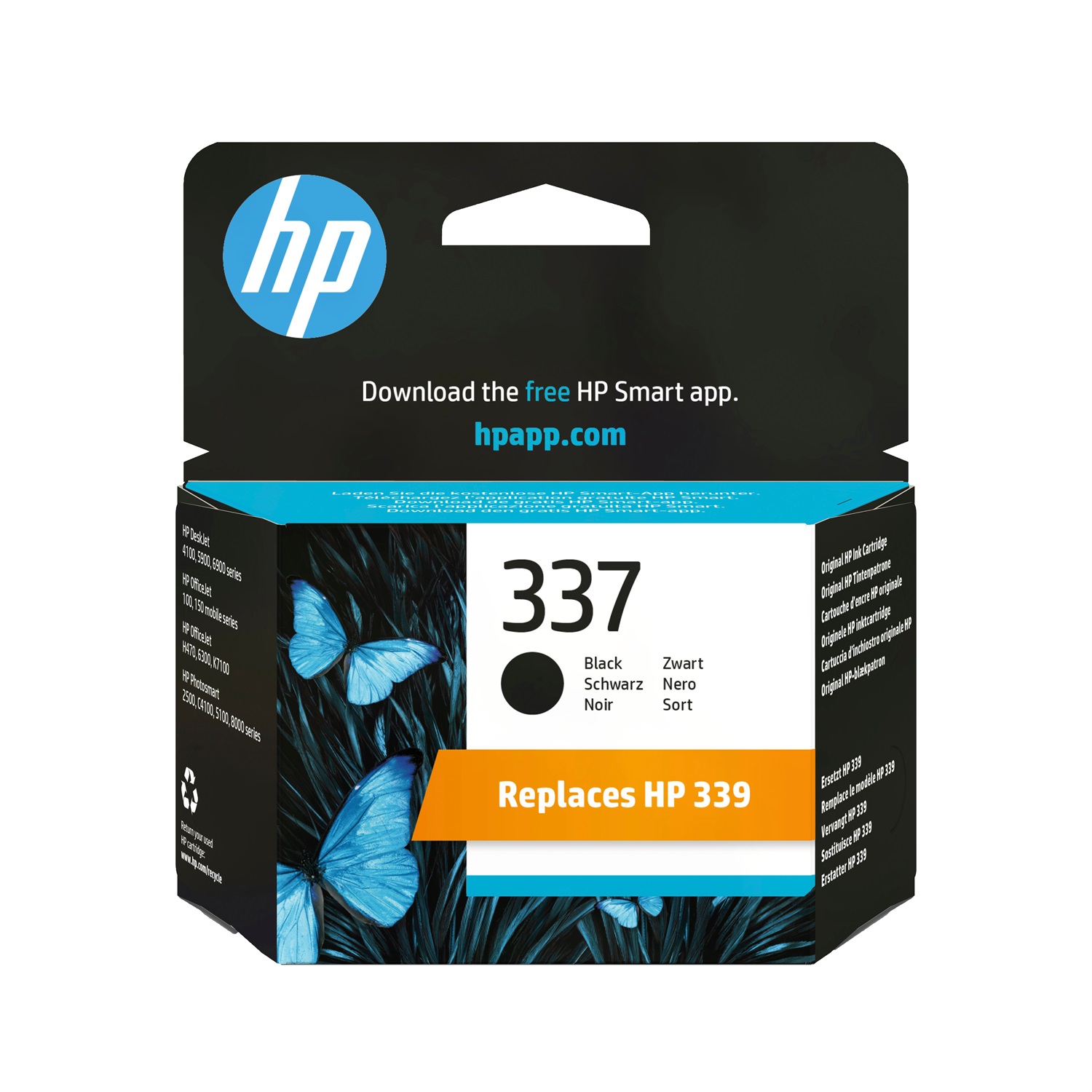 HP Cartuccia originale inchiostro nero C9364EE 337 - 420 pagine, 11 ml, Inchiostro a base di pigmento