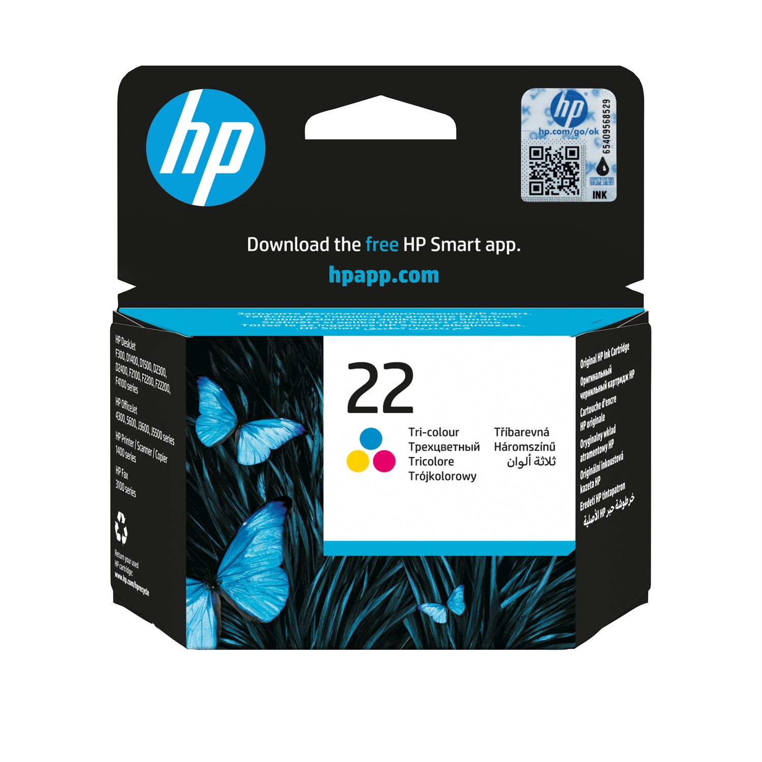 HP Cartuccia Originale inchiostro Tricromia C9352AE - Inkjet, 165 Pagine, Compatibile con Stampanti HP