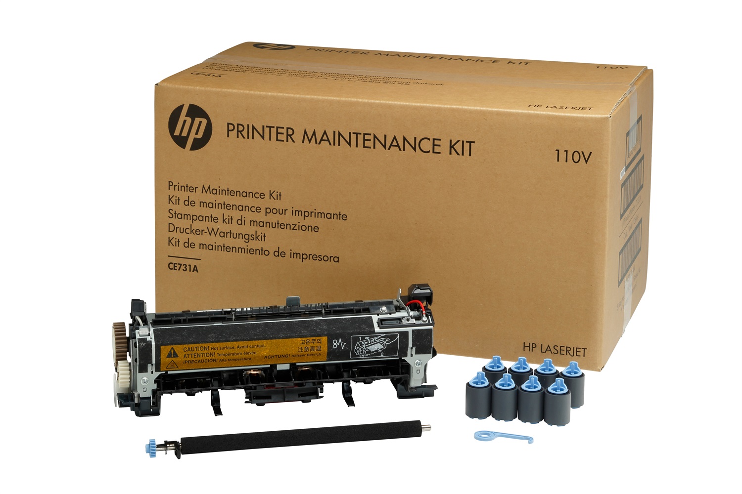 HP Kit di Manutenzione 220V LaserJet CE732A - Compatibile con M4555, M4555h, M4555f, M4555fskm - 225.000 Pagine - Dimensioni 484x296x271 mm