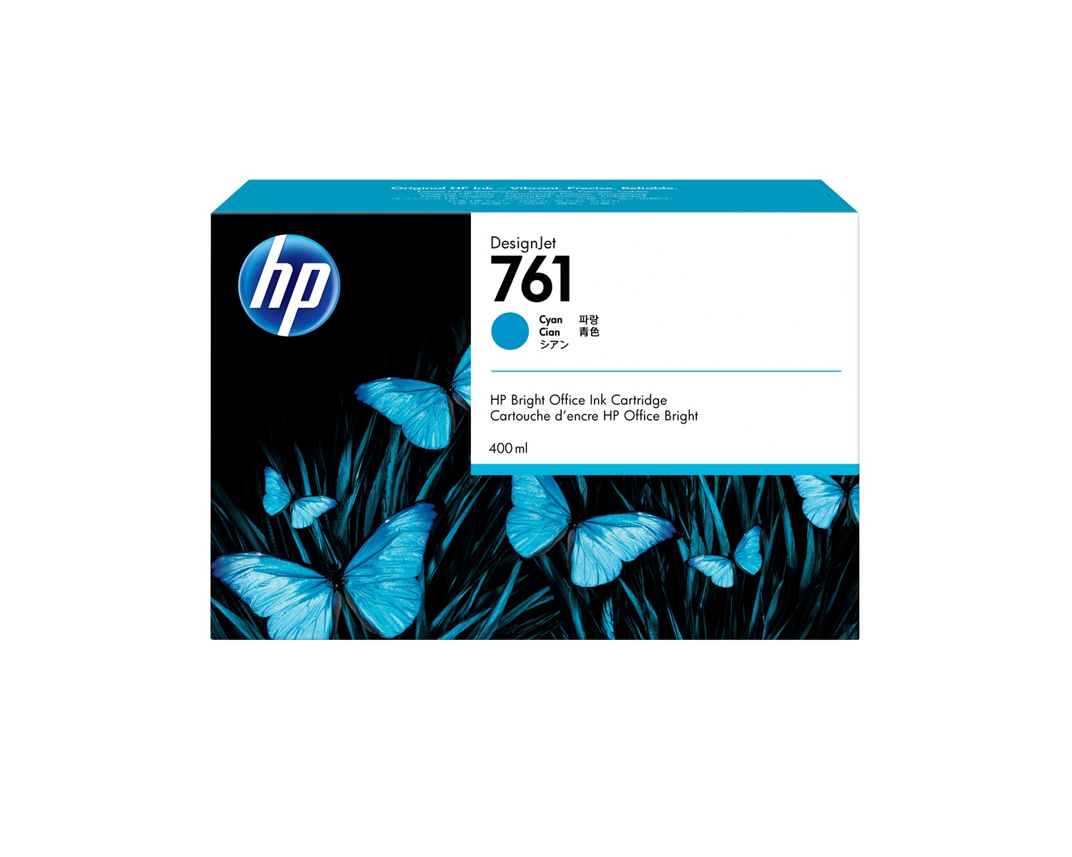 HP Cartuccia d'inchiostro Ciano CM994A per DesignJet 761 - 400 ml, Originale