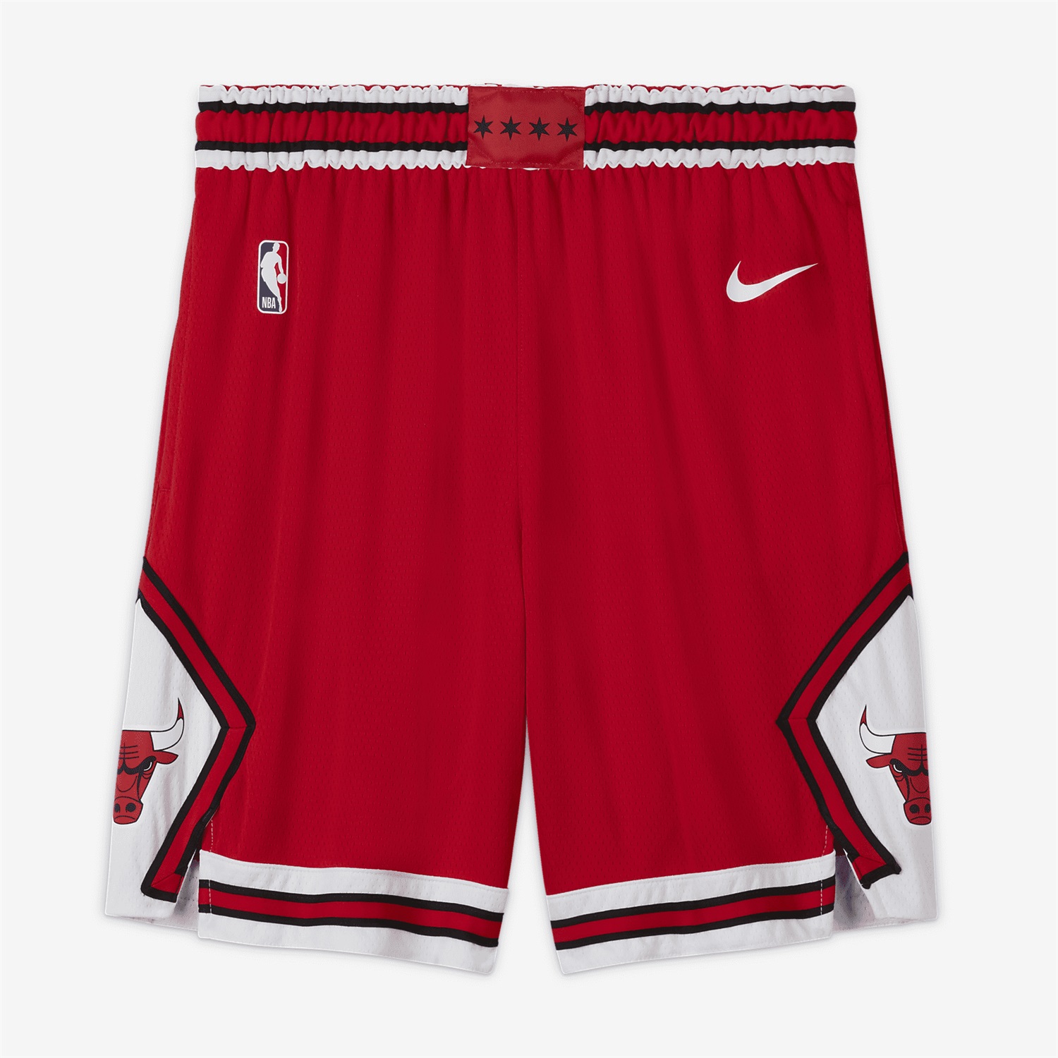 Nike Shorts Chicago Bulls Icon Edition Swingman NBA - Uomo - Rosso Bianco - Taglie S, M, L, XL, XXL