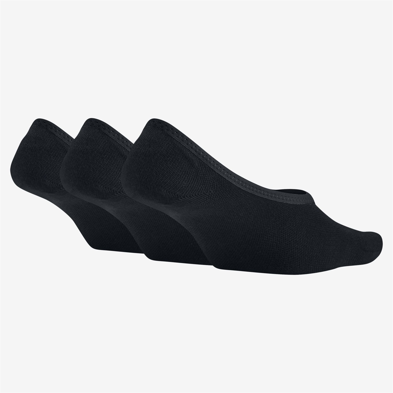 Nike Lightweight Footi Calzini Donna 3 Paia - Nero/ Bianco, Taglie 34-38/S e 38-42/M, Traspiranti e Confortevoli