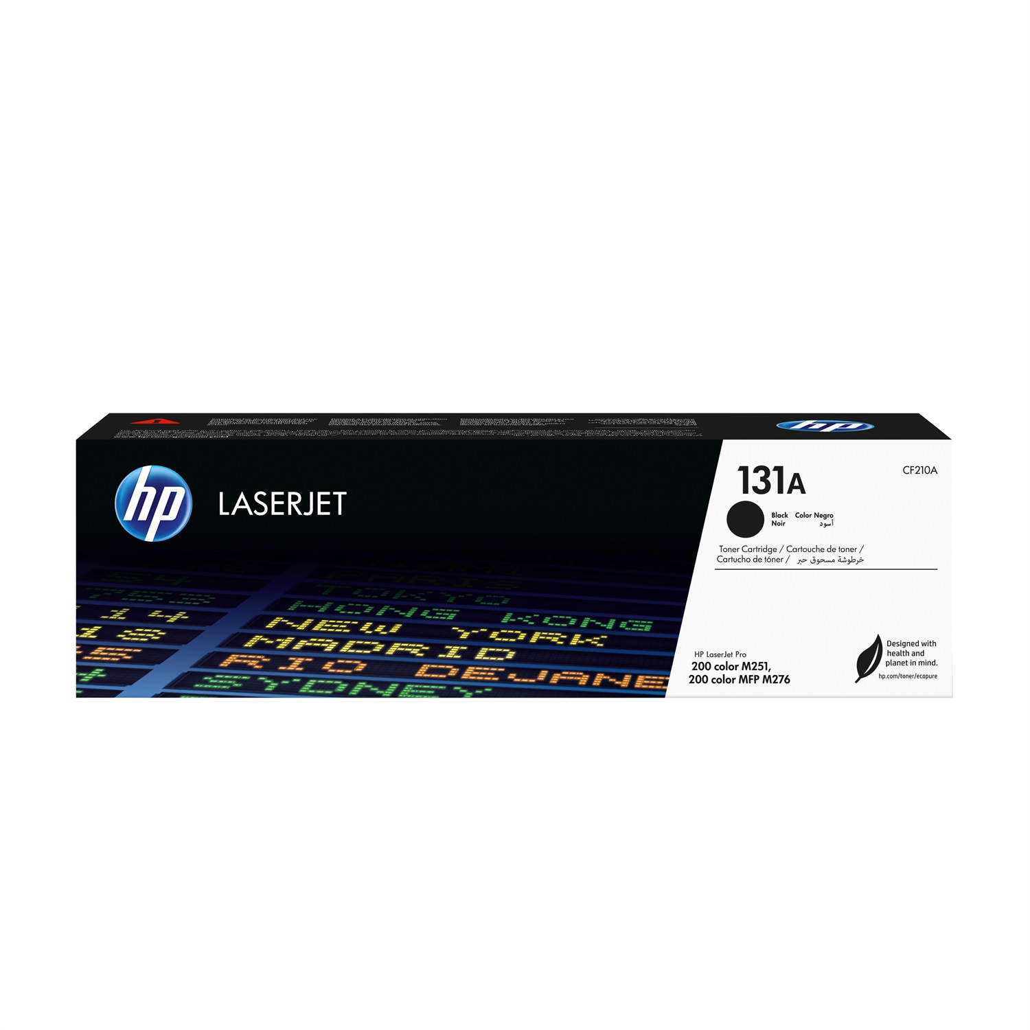 HP Toner originale CF210A Nero LaserJet 131A - Resa fino a 1600 pagine, compatibile con LaserJet Pro 200