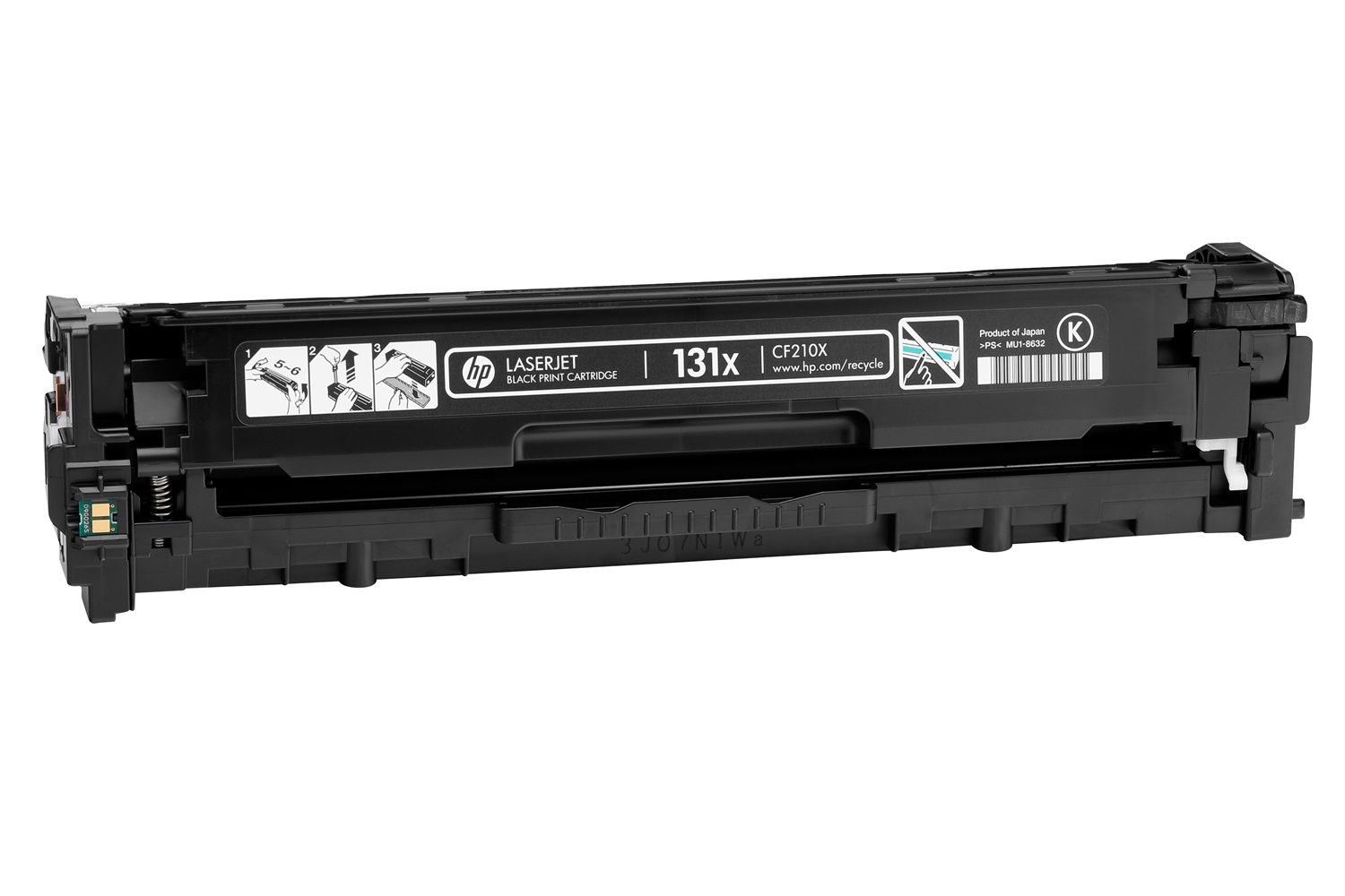 HP Toner originale CF210X Nero ad alta capacità LaserJet 131X - 2400 pagine, compatibile con LaserJet Pro 200 MFP