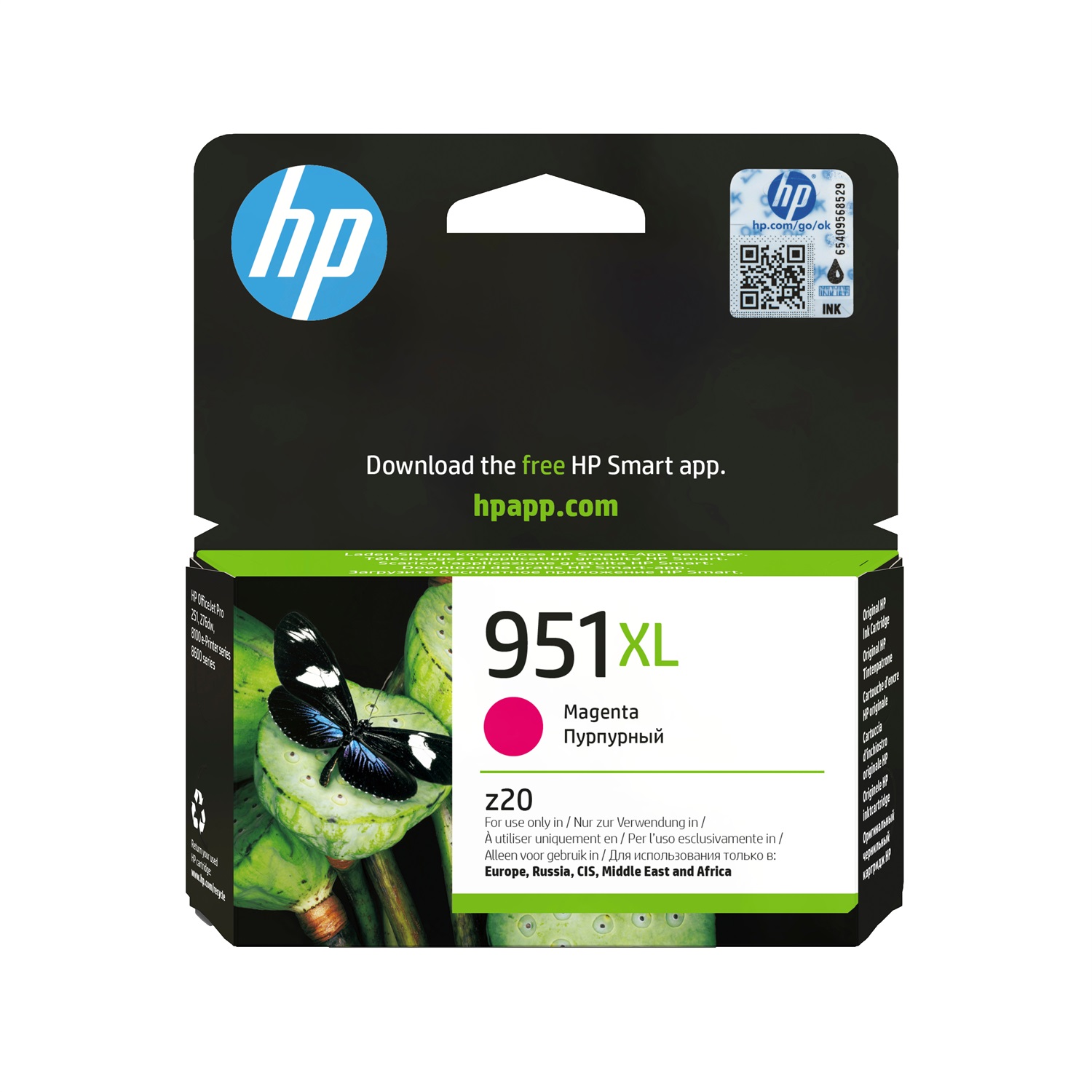 HP Cartuccia originale inchiostro magenta ad alta capacità 951XL - 1500 pagine, inchiostro a base di pigmento, compatibile con OfficeJet Pro 8100/8600/251dw/276dw/8610/8620