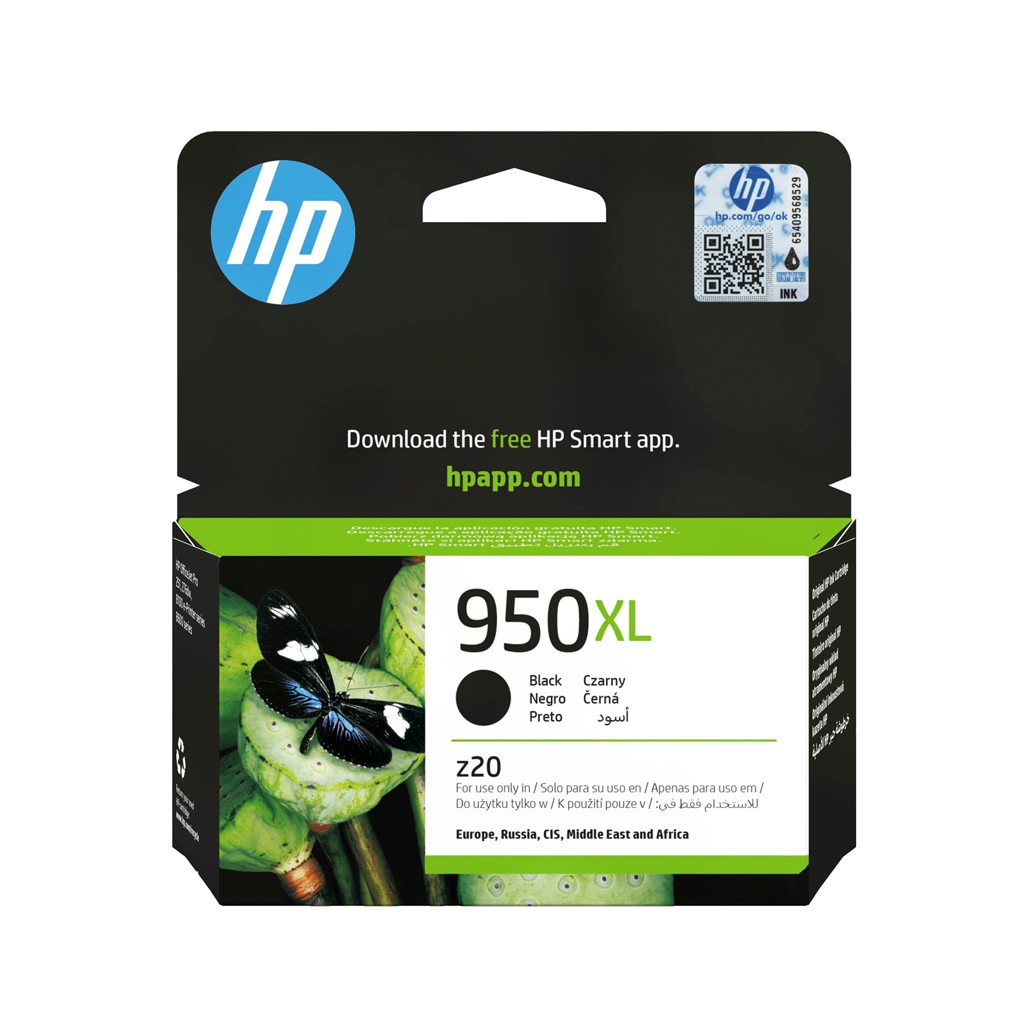 HP Cartuccia d'inchiostro originale Nero 950XL CN045AE - Alta capacità, fino a 2300 pagine, compatibile con OfficeJet Pro 8100, 8600, 8610, 8620