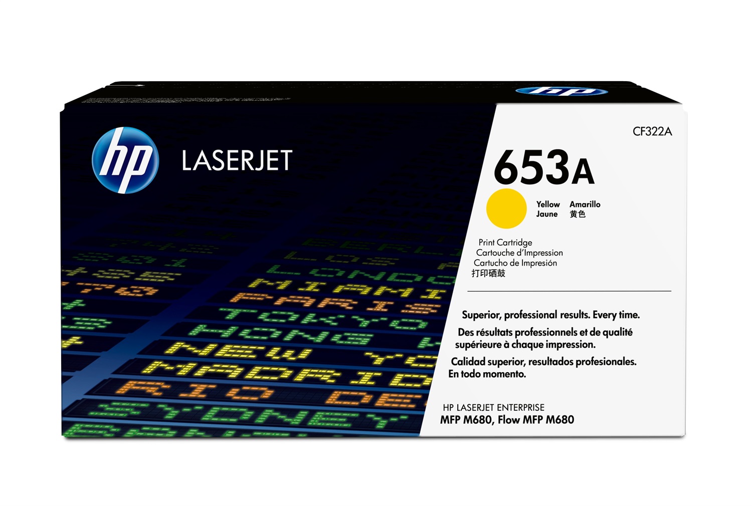 HP Cartuccia Toner Originale Giallo CF322A per LaserJet 653A - 16.500 Pagine