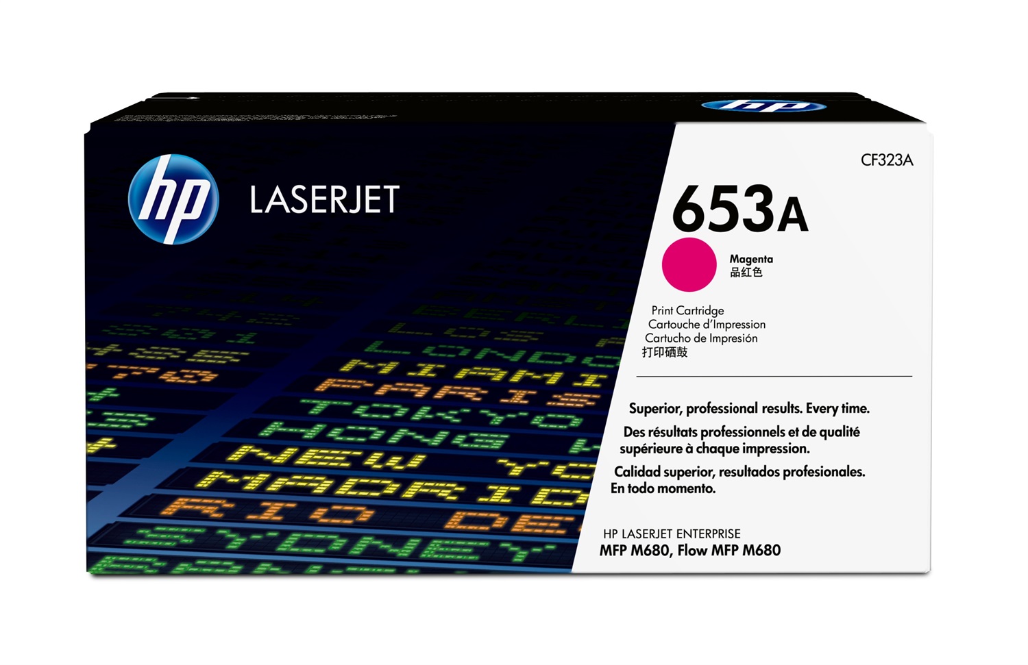 HP Cartuccia Toner Originale Magenta CF323A 653A - 16.500 Pagine per Color LaserJet Enterprise M680