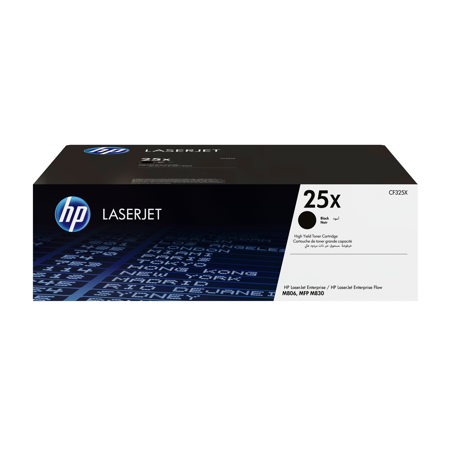 HP Toner Originale Nero CF325X 25X - Alta Capacità, 34500 Pagine, Compatibile con LaserJet Enterprise M806dn/M806x/M830