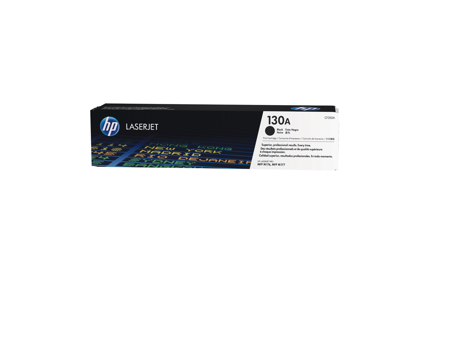 HP Toner Originale Nero CF350A 130A - 1300 Pagine, Compatibile con LaserJet Pro MFP M176n e M177fw