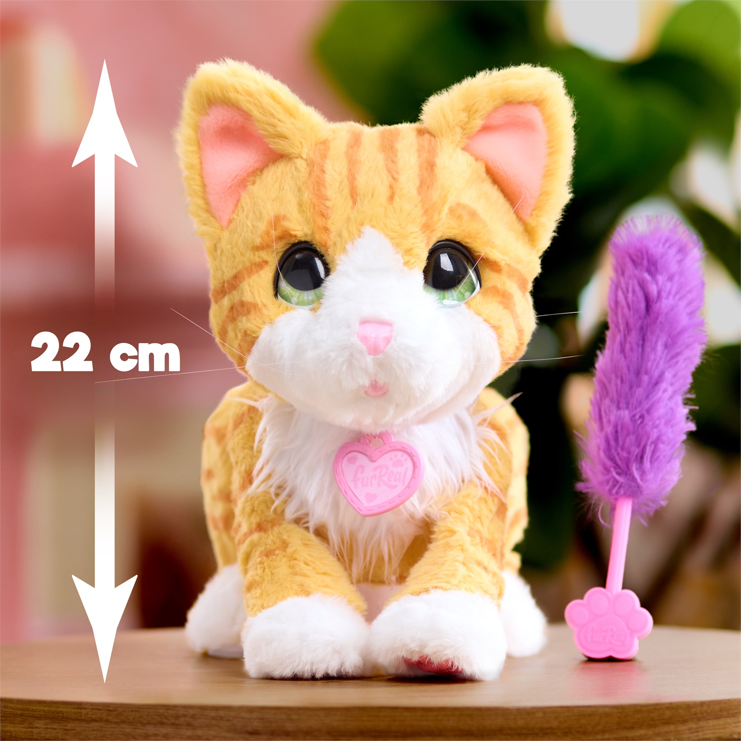 Just Play FurReal Bella la Gattina Biscottiera Interattiva - Peluche con Oltre 30 Suoni e Reazioni, 18.20 cm
