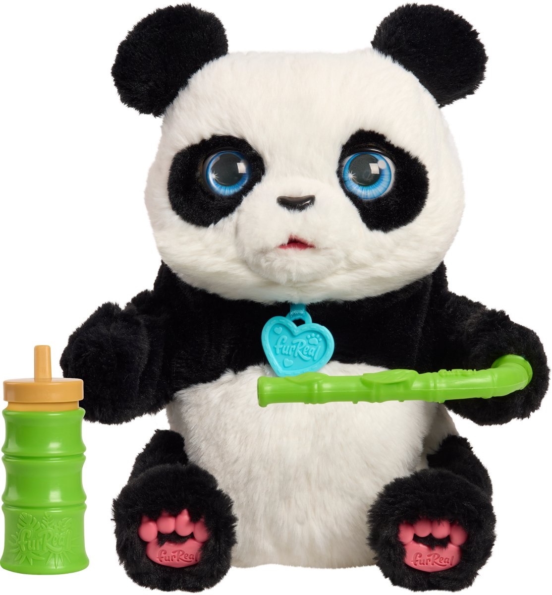 Just Play Fur Real - Coco Panda Interattivo Morbido 26 cm con Oltre 60 Suoni e Movimenti