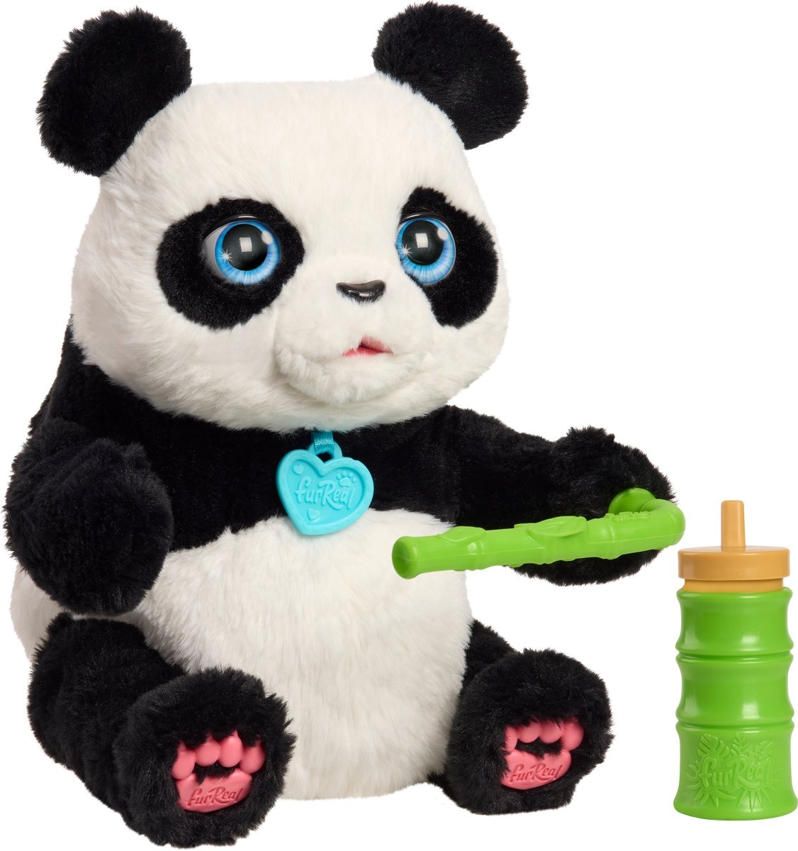 Just Play Fur Real - Coco Panda Interattivo Morbido 26 cm con Oltre 60 Suoni e Movimenti