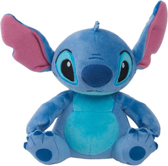 JUSTPLAY Peluche Stitch 15 cm - Peluche profumato all'ananas con suono per bambini dai 2 anni