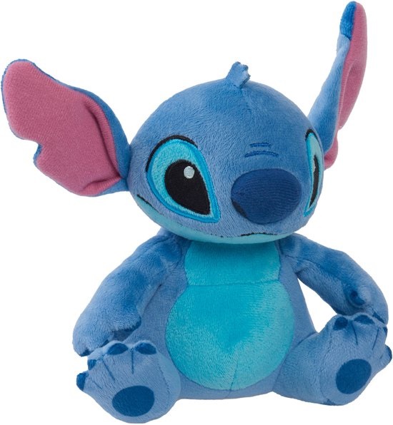 JUSTPLAY Peluche Stitch 15 cm - Peluche profumato all'ananas con suono per bambini dai 2 anni