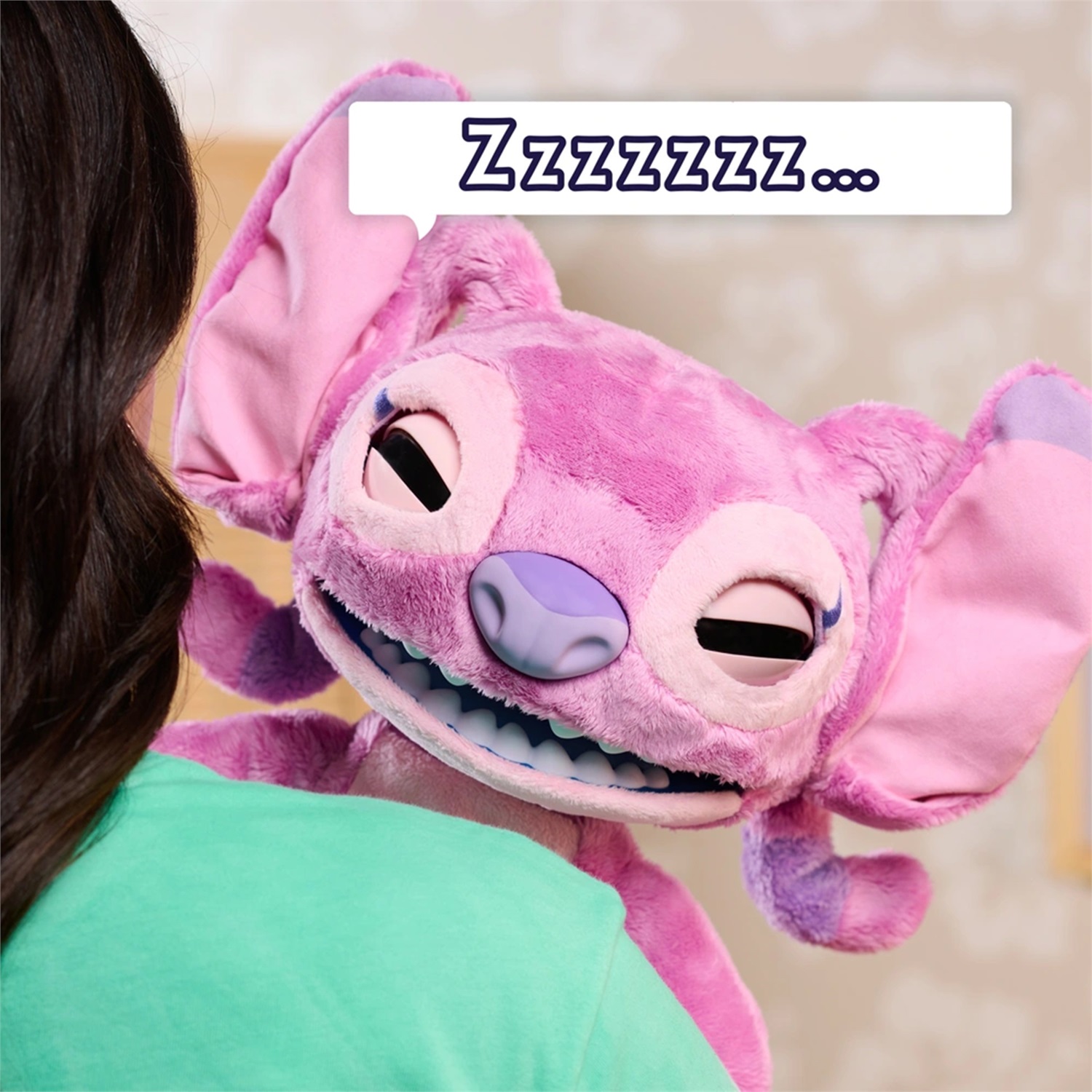 Just Play Peluche Interattivo Disney Ultimate Stitch di Angel - 43 cm, oltre 100 suoni e movimenti realistici per bambini dai 3 anni