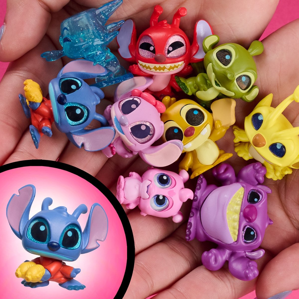 Disney Doorables - Collezione Stitch: 9 personaggi da 3,8 cm per bambini dai 5 anni