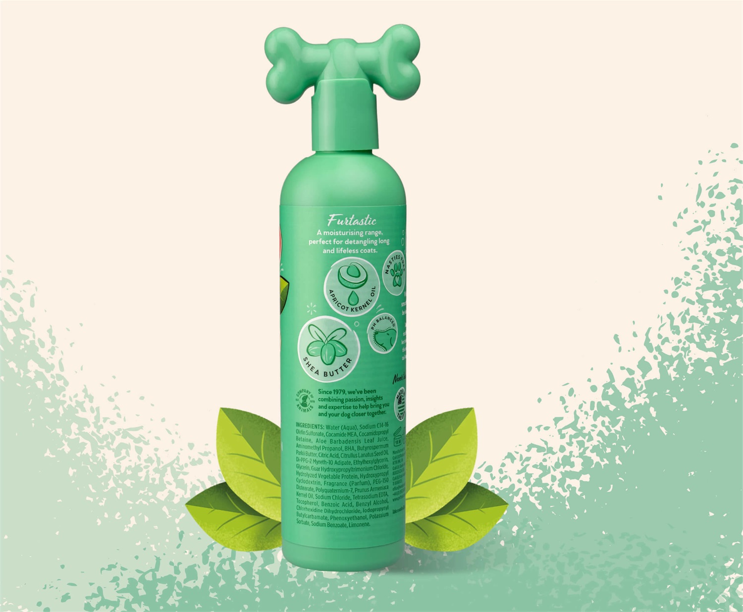 Pet Head Furtastic Shampoo per Cani - 300 ml, Profumo di Anguria, Idrata e Districa, Ipoallergenico, Ingredienti Naturali e Vegani, Formula Delicata per Cuccioli