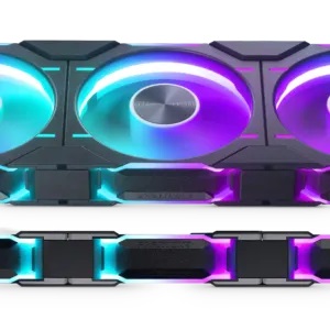 Phanteks D30 PWM Reverse Airflow D-RGB Ventilatore 120mm Nero - Kit da 3 Ventole
